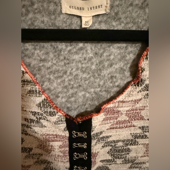 Gilded Intent Multicolor Patterned Top - Picture 3 of 3